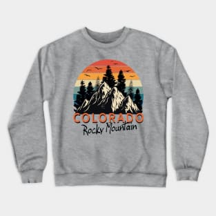 Colorado Tee - Retro Vintage Mountains Nature Hiking T-Shirt Crewneck Sweatshirt